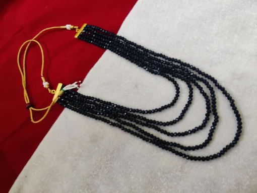 Glamaya Exquisite Crystal Beads Layered Mala Necklace For Women 7 GLAM-NE-CR-25-105644-41-4 Glamaya Exquisite Crystal Beads Layered Mala Necklace For Women 7 GLAM-NE-CR-25-105644-41-4