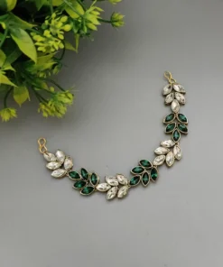Glamaya Kundan Glass Stone Hair Accessories Tiara 3 GLAM-HA-KS-6F7-948351-15-9