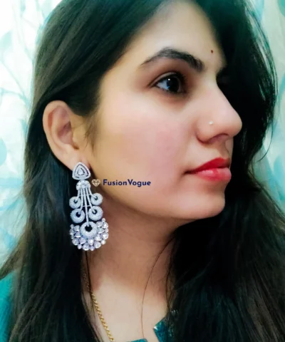 Glamaya American Diamond Dangle Party Wear Earring 2 GLAM-ER-CZ-228-550469-250-5