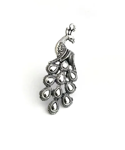 Glamaya Oxidized German Silver Adjustable Finger Ring 11 1 GLAM-RI-OX-3F8-410941-8-8