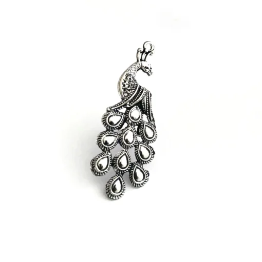 Glamaya Oxidized German Silver Adjustable Finger Ring 11 1 GLAM-RI-OX-3F8-410941-8-8