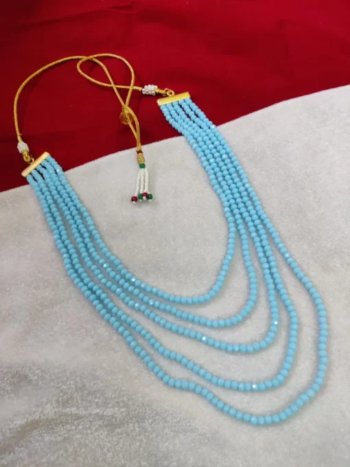 Glamaya Exquisite Crystal Beads Layered Mala Necklace For Women 8 GLAM-NE-CR-25-105644-41-4 Glamaya Exquisite Crystal Beads Layered Mala Necklace For Women 8 GLAM-NE-CR-25-105644-41-4