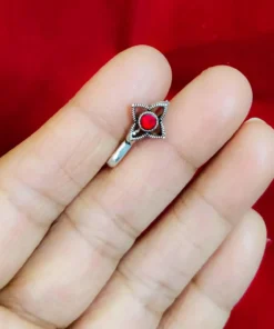 Glamaya Ethnic Non-pierced Nose Pin: Traditional Clip-on Beauty 3 GLAM-NP-OX-1F7-428787-6-3