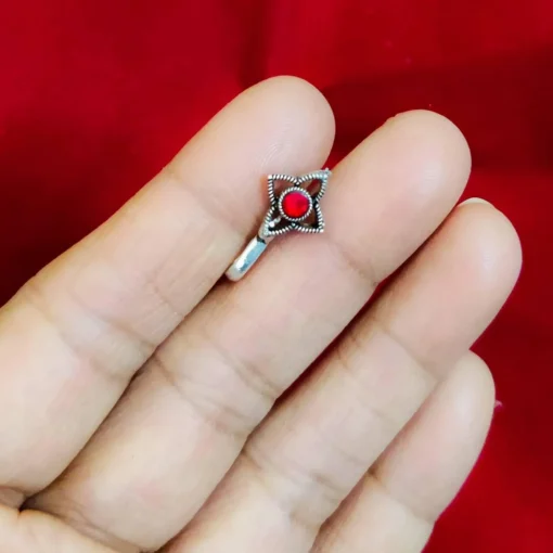 Glamaya Ethnic Non-pierced Nose Pin: Traditional Clip-on Beauty 3 GLAM-NP-OX-1F7-428787-6-3 Glamaya Ethnic Non-pierced Nose Pin: Traditional Clip-on Beauty 3 GLAM-NP-OX-1F7-428787-6-3