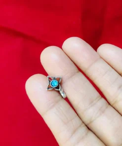 Glamaya Ethnic Non-pierced Nose Pin: Traditional Clip-on Beauty 1 GLAM-NP-OX-1F7-428787-6-3