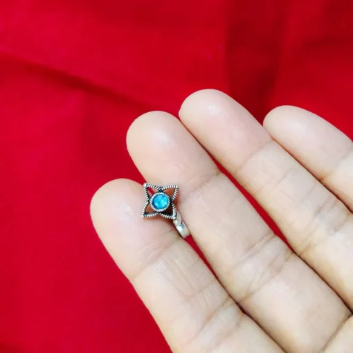 Glamaya Ethnic Non-pierced Nose Pin: Traditional Clip-on Beauty 1 GLAM-NP-OX-1F7-428787-6-3