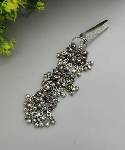 Glamaya Oxidized Silver Lookalike Satka Key Holder 1 GLAM-WB-OX-40-427917-71-2
