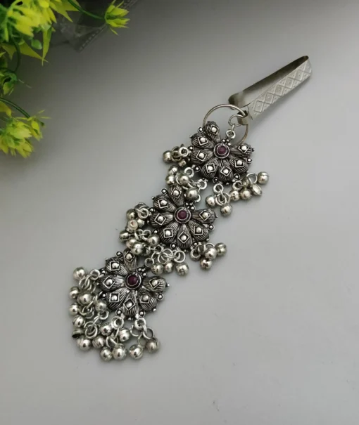 Glamaya Oxidized Silver Lookalike Satka Key Holder 1 GLAM-WB-OX-40-427917-71-2
