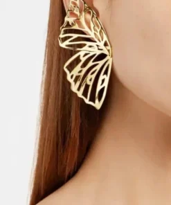 Glamaya The Glorious Butterfly Gold Plated Stud Earring 3 GLAM-ER-GP-12-394621-27-5