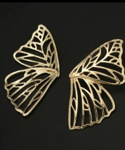 Glamaya The Glorious Butterfly Gold Plated Stud Earring 2 GLAM-ER-GP-12-394621-27-5