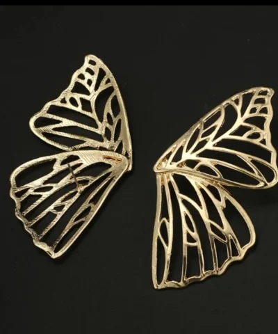 Glamaya The Glorious Butterfly Gold Plated Stud Earring 2 GLAM-ER-GP-12-394621-27-5