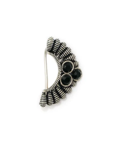 Glamaya Antique Stone Silver Nose Pins For Girls - Online India 2 GLAM-NP-ST-2-642707-5-5