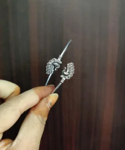 Glamaya Oxidized Adjustable Silver Lookalike Bracelet 10 1 GLAM-BB-OX-15-643174-32-2