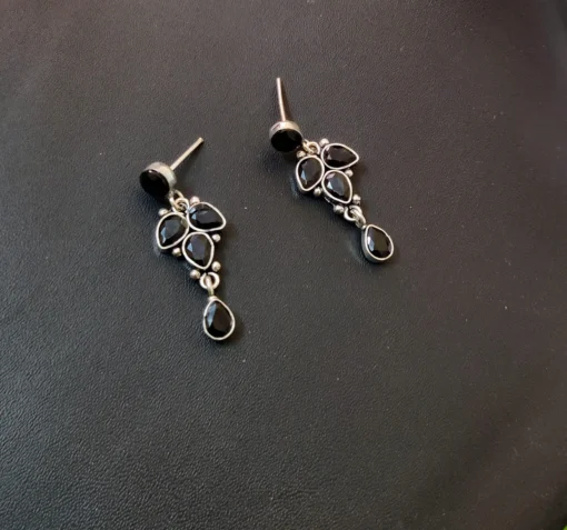 Glamaya Stunning Silver Lookalike Earrings With Semi Precious Stones 2 GLAM-ER-ST-40-262868-71-2 Glamaya Stunning Silver Lookalike Earrings With Semi Precious Stones 2 GLAM-ER-ST-40-262868-71-2