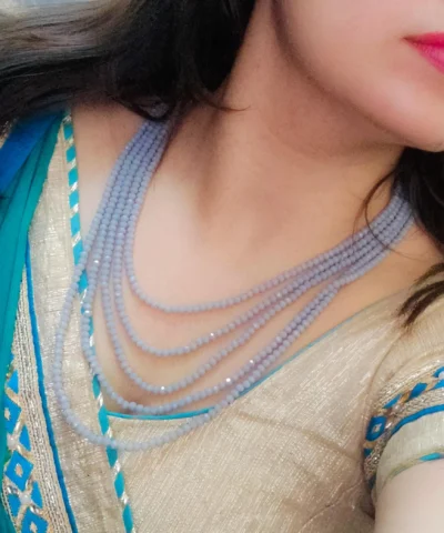 Glamaya Exquisite Crystal Beads Layered Mala Necklace For Women 2 GLAM-NE-CR-25-105644-41-4