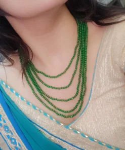 Glamaya Exquisite Crystal Beads Layered Mala Necklace For Women 1 GLAM-NE-CR-25-105644-41-4