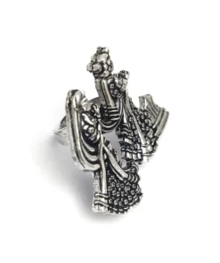 Glamaya Oxidized German Silver Adjustable Finger Ring 07 2 GLAM-RI-OX-3F8-985653-8-8