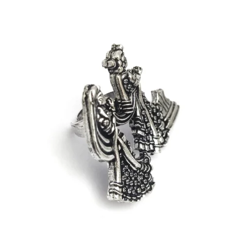 Glamaya Oxidized German Silver Adjustable Finger Ring 07 2 GLAM-RI-OX-3F8-985653-8-8 Glamaya Oxidized German Silver Adjustable Finger Ring 07 2 GLAM-RI-OX-3F8-985653-8-8