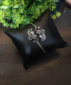 Glamaya Oxidized Adjustable Silver Lookalike Bracelet 08 1 GLAM-BB-OX-7F5-972913-16-4