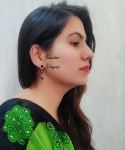 Glamaya Stunning Silver Lookalike Earrings With Semi Precious Stones 9 GLAM-ER-ST-40-262868-71-2 Glamaya Stunning Silver Lookalike Earrings With Semi Precious Stones 9 GLAM-ER-ST-40-262868-71-2