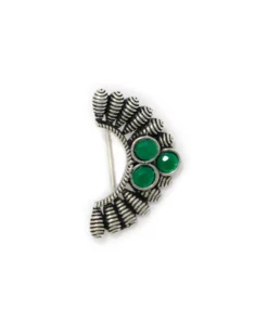 Glamaya Antique Stone Silver Nose Pins For Girls - Online India 1 GLAM-NP-ST-2-642707-5-5