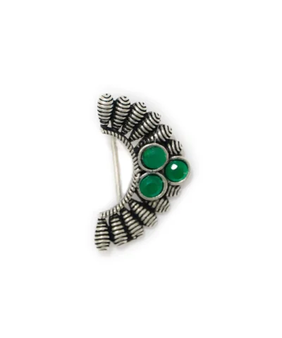 Glamaya Antique Stone Silver Nose Pins For Girls - Online India 1 GLAM-NP-ST-2-642707-5-5