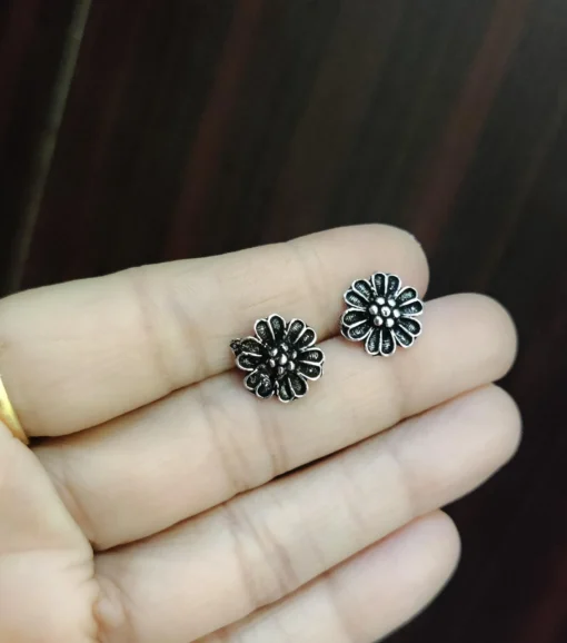 Glamaya Oxidized Daily Wear Tiny Stud Earring 01 2 GLAM-ER-OX-2-433007-5-5 Glamaya Oxidized Daily Wear Tiny Stud Earring 01 2 GLAM-ER-OX-2-433007-5-5