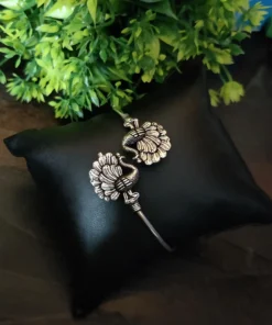 Glamaya Oxidized Adjustable Silver Lookalike Bracelet 09 1 GLAM-BB-OX-3F8-600148-8-8