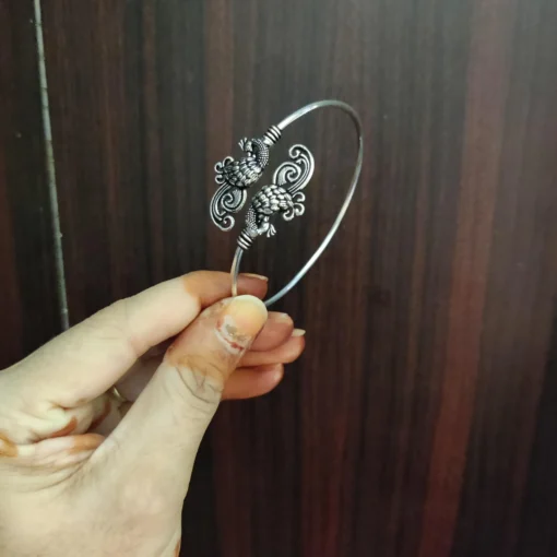 Glamaya Oxidized Adjustable Silver Lookalike Bracelet 08 2 GLAM-BB-OX-7F5-972913-16-4 Glamaya Oxidized Adjustable Silver Lookalike Bracelet 08 2 GLAM-BB-OX-7F5-972913-16-4