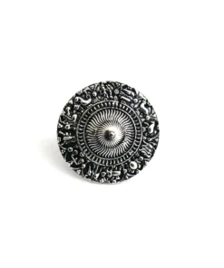 Glamaya Oxidized German Silver Adjustable Finger Ring 02 1 GLAM-RI-OX-3F8-641281-8-8