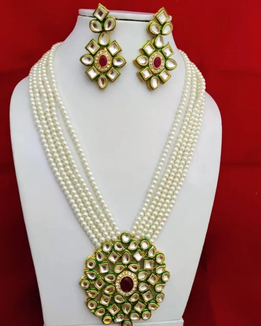 Glamaya Exquisite Kundan Stone & Crystal Bead Jewelry Set 3 GLAM-CN-CR-30-081277-50-6 Glamaya Exquisite Kundan Stone & Crystal Bead Jewelry Set 3 GLAM-CN-CR-30-081277-50-6