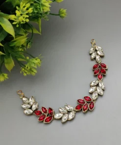 Glamaya Kundan Glass Stone Hair Accessories Tiara 4 GLAM-HA-KS-6F7-948351-15-9