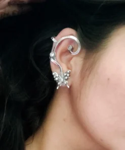 Glamaya Trendy Cute Butterfly Earcuffs: Stylish Oxidised Delight 2 GLAM-ER-BP-3F8-223466-8-8