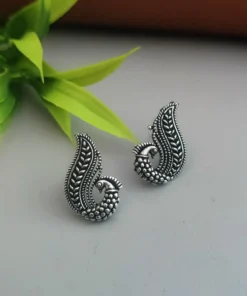 Glamaya Oxidized Daily Wear Peacock Tiny Stud Earring 04 1 GLAM-ER-OX-1F7-063239-5-9