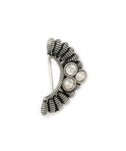 Glamaya Antique Stone Silver Nose Pins For Girls - Online India 4 GLAM-NP-ST-2-642707-5-5