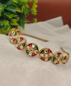 Glamaya Chic Handcrafted Beaded Hairbands For Trendy Women 1 GLAM-HA-ME-21F4-103732-35-7