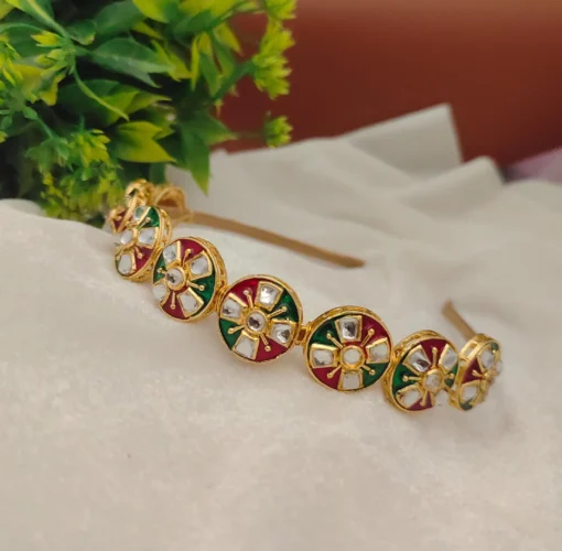 Glamaya Chic Handcrafted Beaded Hairbands For Trendy Women 1 GLAM-HA-ME-21F4-103732-35-7