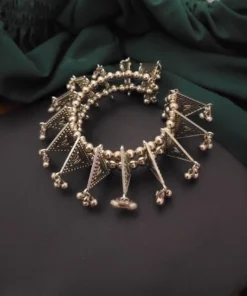 Glamaya Stylish 2-in-1 Oxidised Bracelet & Juda Pin Set 2 GLAM-BH-OX-23F3-889359-45-3