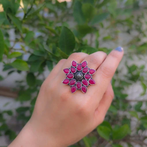 Glamaya Stunning Pink Stone Adjustable Ring – Buy 2 Get 1 Free Deal 2 GLAM-RI-ST-3F8-788855-8-8 Glamaya Stunning Pink Stone Adjustable Ring - Buy 2 Get 1 Free Deal 2 GLAM-RI-ST-3F8-788855-8-8