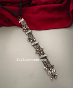 Glamaya Boho Chic Oxidized Tribal Necklace: Handmade & Adjustable 1 GLAM-NE-OX-25-913637-41-4