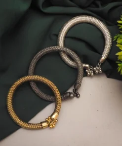 Glamaya Stylish Oxidised 3 Pc Bracelet Set - Adjustable & Affordable 1 GLAM-CB-BP-15F7-316753-25-7