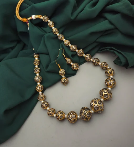 Glamaya Dazzling American Diamond Beads Mala Set 2 GLAM-CN-CZ-150-774750-275-2 Glamaya Dazzling American Diamond Beads Mala Set 2 GLAM-CN-CZ-150-774750-275-2