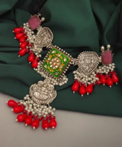 Glamaya Stunning 925 Silver Choker Necklace - Exclusive 13" Fusion Design 2 GLAM-NE-OX-80-816835-110-10
