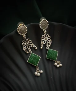 Glamaya Trendy Lightweight Oxidized Daily Wear Earrings 1 GLAM-ER-OX-12-145444-27-5