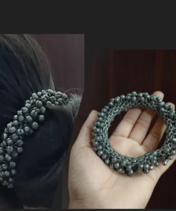 Glamaya Elegant Oxidised Hair Juda Accessories: Perfect For Parties & Weddings 2 GLAM-HA-BP-50-418704-82-2