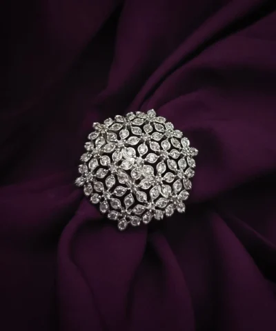 Glamaya Chic Adjustable Cz Finger Ring For Trendy Women 1 GLAM-RI-CZ-22-678268-35-5