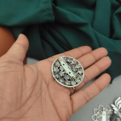 Glamaya Ethnic Charm: Oxidised Brooch For Sarees & Dupattas 2 GLAM-WB-OX-5F5-603220-9-10 Glamaya Ethnic Charm: Oxidised Brooch For Sarees & Dupattas 2 GLAM-WB-OX-5F5-603220-9-10