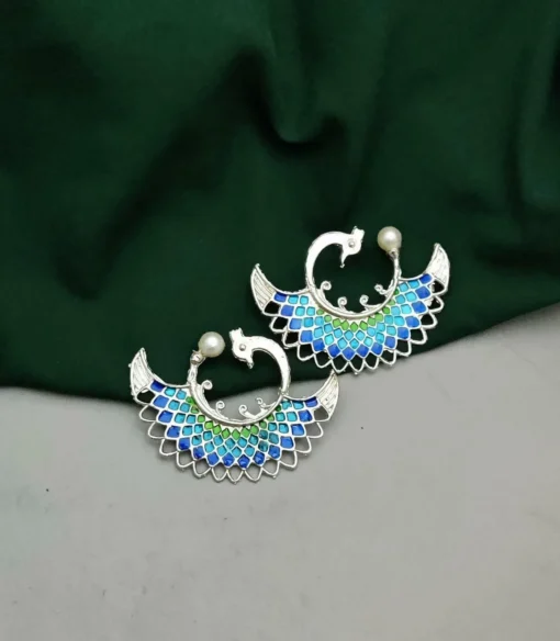 Glamaya Trendy & Elegant Peacock Stud Earrings 2 GLAM-ER-ME-10-454898-18-5 Glamaya Trendy & Elegant Peacock Stud Earrings 2 GLAM-ER-ME-10-454898-18-5