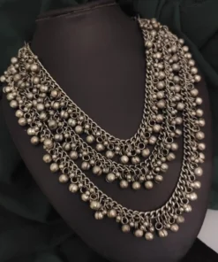 Glamaya Ethnic Ghungroo Layered Necklace - Trendy Women's Jewelry 1 GLAM-NE-BP-36-545155-60-5