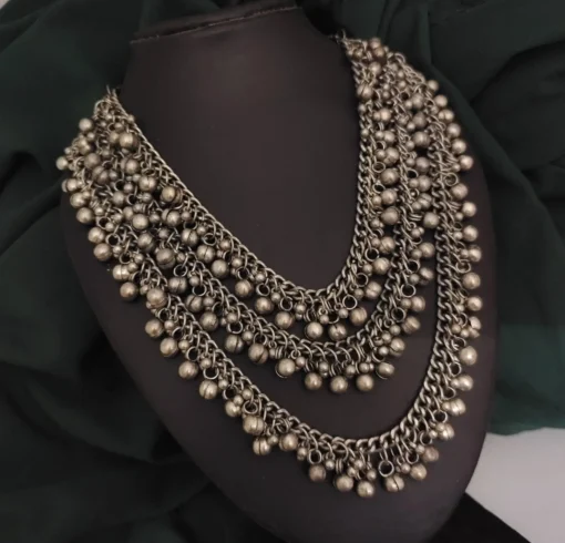 Glamaya Ethnic Ghungroo Layered Necklace - Trendy Women's Jewelry 1 GLAM-NE-BP-36-545155-60-5